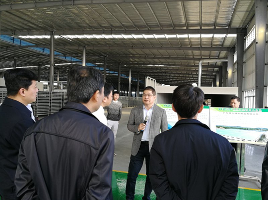 欢迎龙门县委领导班子前来广东菲力板业工厂考察指导